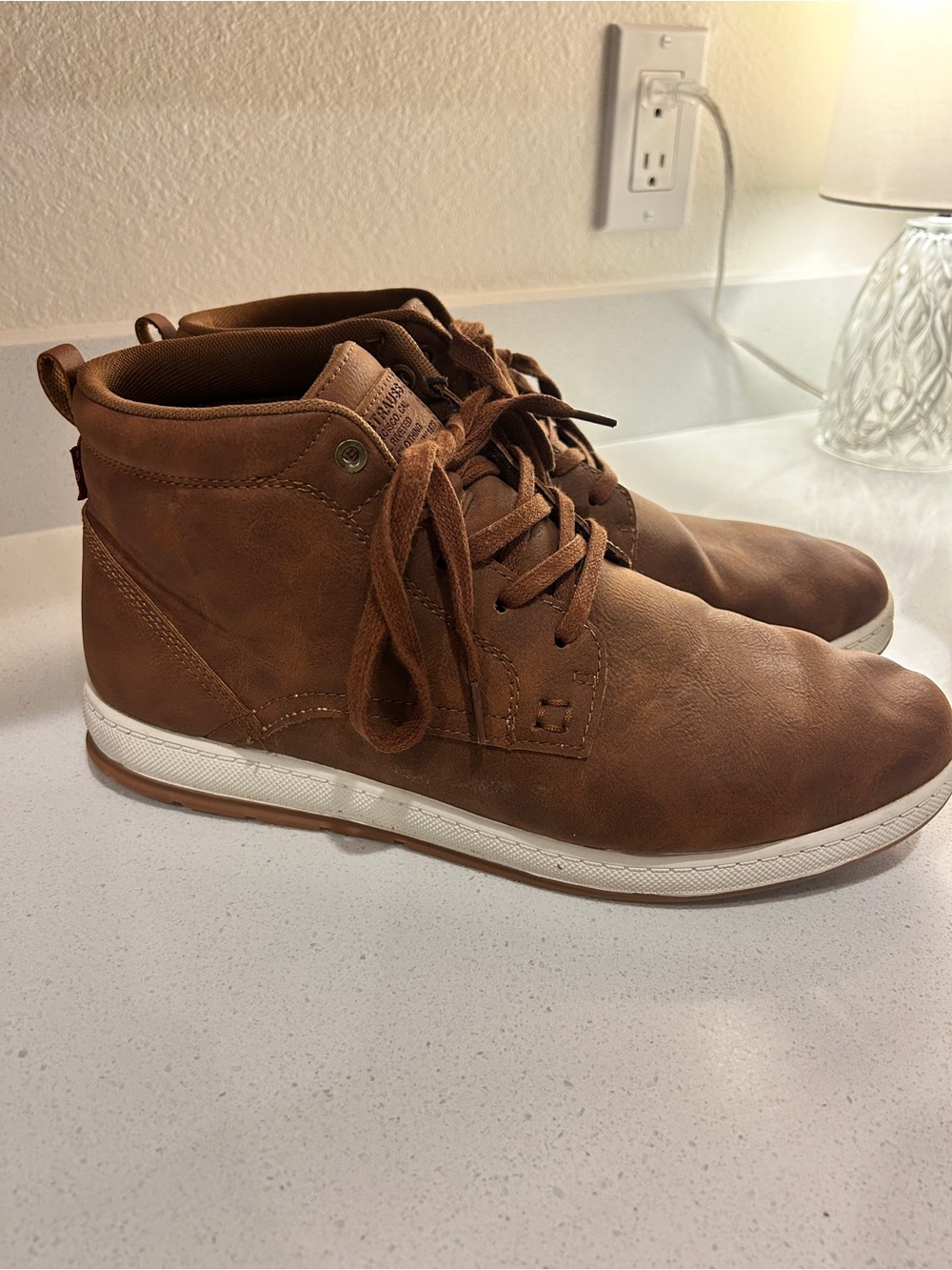 Men's Brown Chukka Boots – Casual Lace-Up Mid-Top